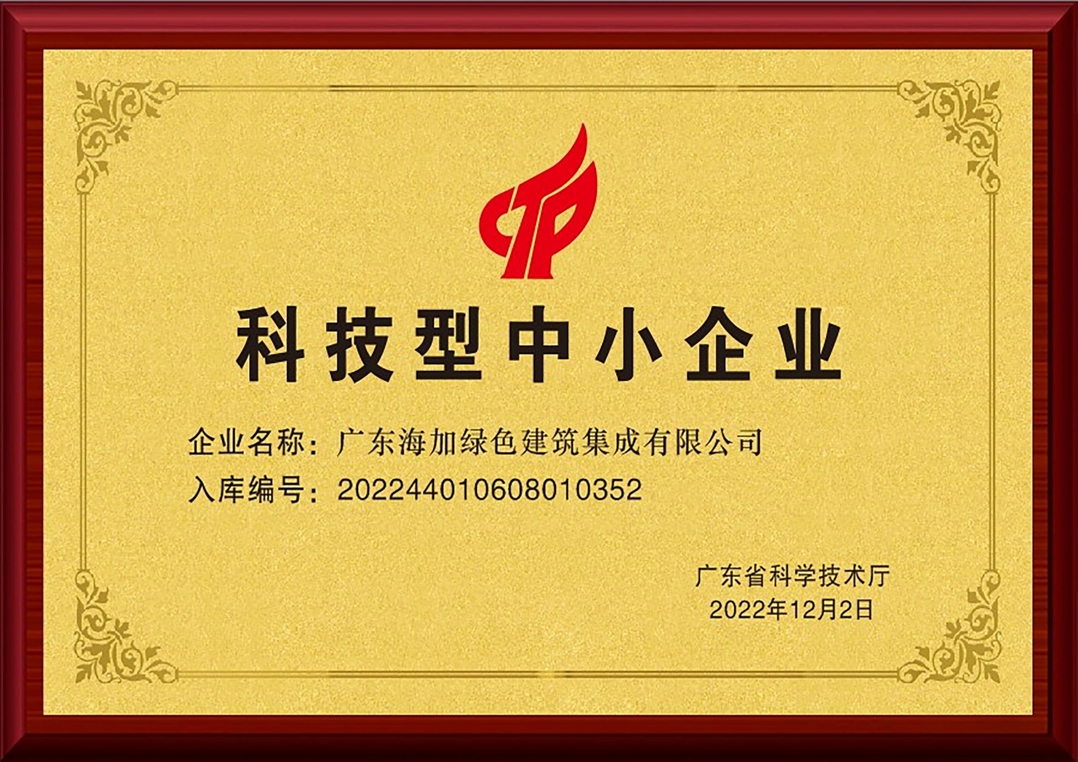 科技型中小企业